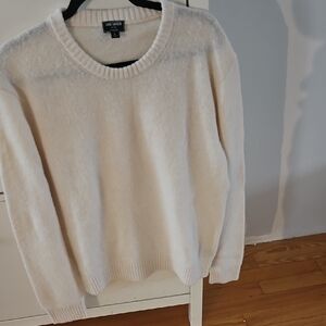Todd Snyder Cream Crewneck Wool Sweater